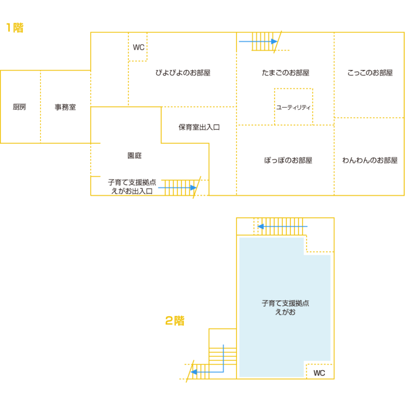 のぎく分園見取り図